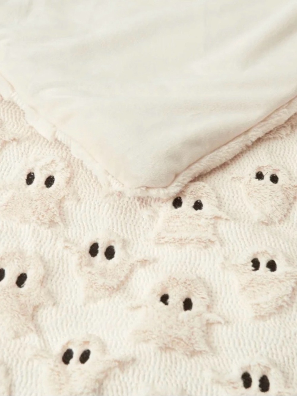 Costco Faux Fur Ghost Embroidered Halloween Fall
Throw Blanket New Viral - Picture 3 of 8